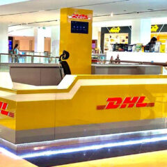 DHL Kiosk at Abu Dhabi Mall